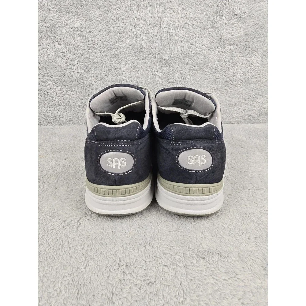 SAS Journey Mens Size 12.5 M Navy Blue Walking Shoes Comfort S Made In USA